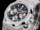 MMA 11 Copy Audemars Piguet Royal Oak 7750 Chronograph White Frosted Gold Watch (4)_th.jpg